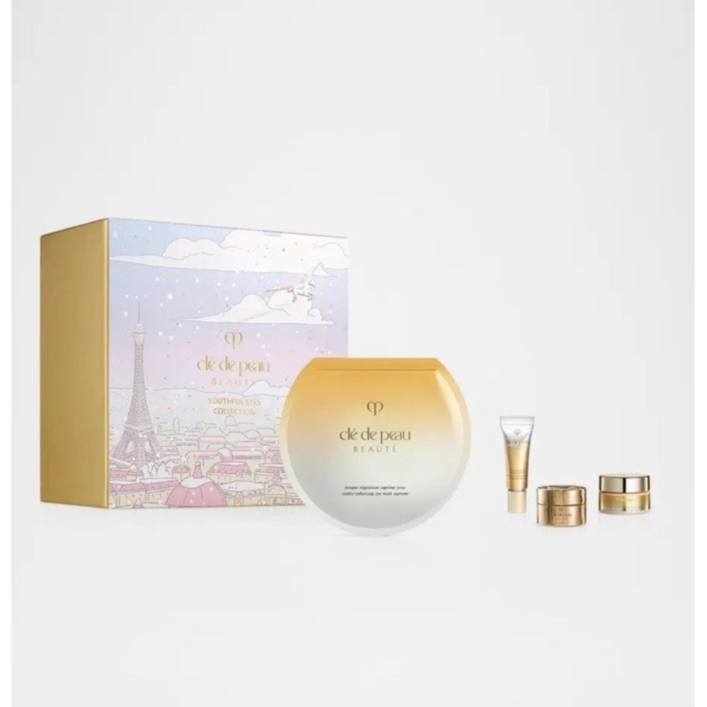 Cle De Peau Youthful Eyes Collection Limited Edit Holiday Set: Masks Creme Serum